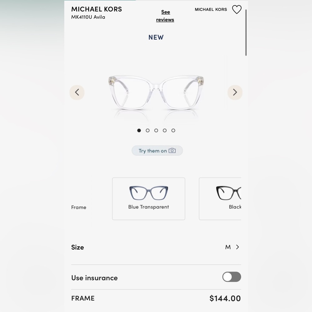 Michael Kors glasses